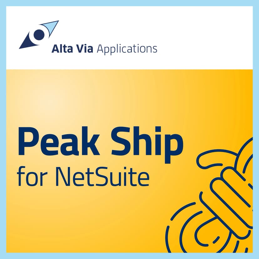 PeakShip for NetSuite